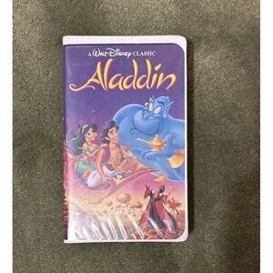 Rare Find, Aladdin (VHS #1662) Black Diamond, Classic Edition, Great Condition￼